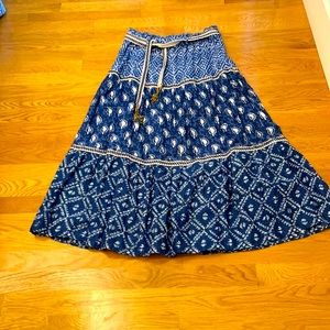 Boho Midi Skirt